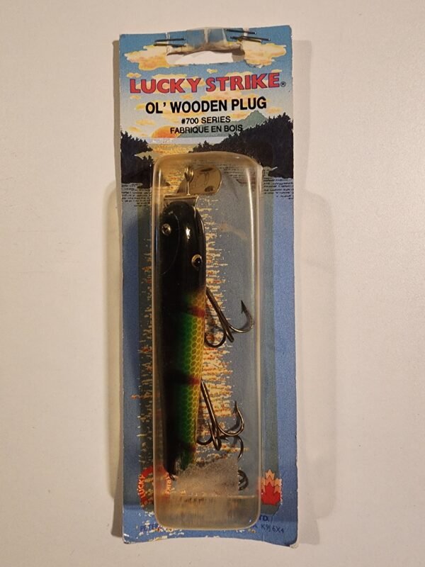 Lucky Strike OL'Wooden Plug #700 Series- #721 RP Perch colour