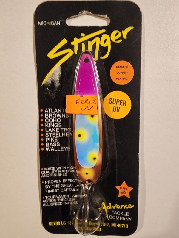 Michigan Stinger 3 3/4" Spoon: EERIE UV CU421UV