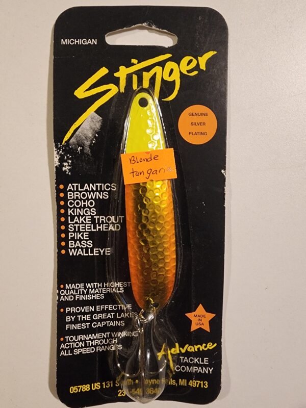 Michigan Stinger 3 3/4" Spoon: Blonde Tangarine SH300