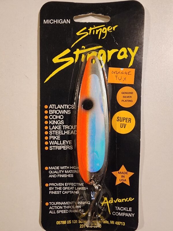 Michigan Stinger STINGRAY 4 1/4": Orange Tux UV NS391