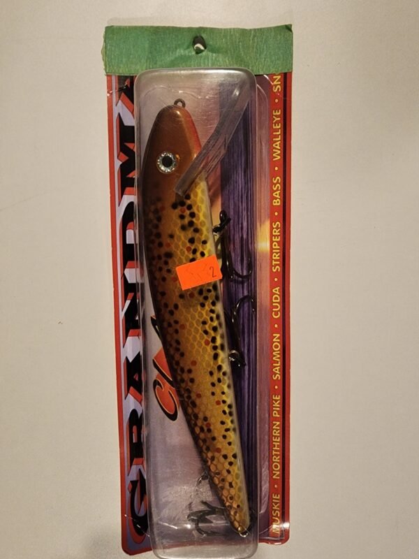 Grandma Classic 9" Lure- Brown Trout Colour- G(-27