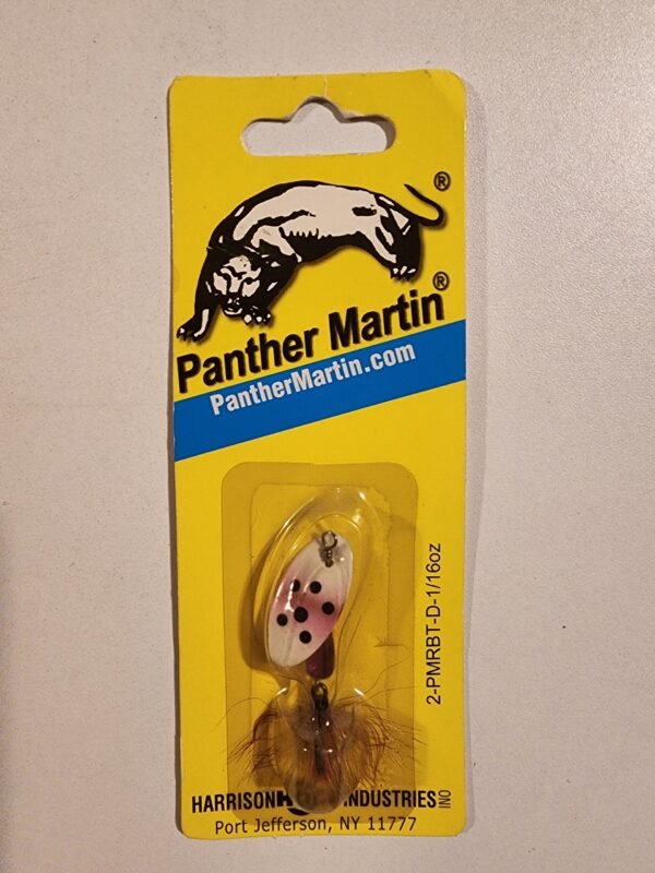 Panther Martin 1/16oz Dressed: White/Black Dots