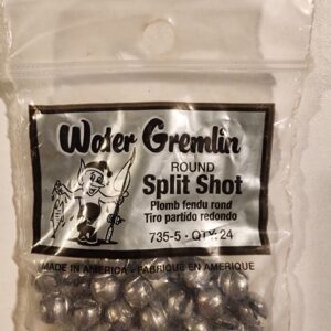 Water Gremlin Round Split Shots: 735-5 Qty 24