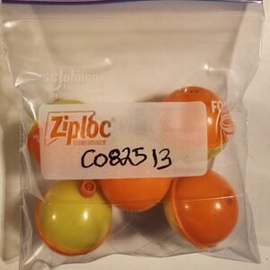 Bobbers: Yellow/Orange Large 50 Cents each