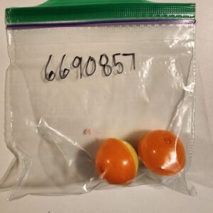Bobbers: Yellow/Orange Small 50 Cents Each