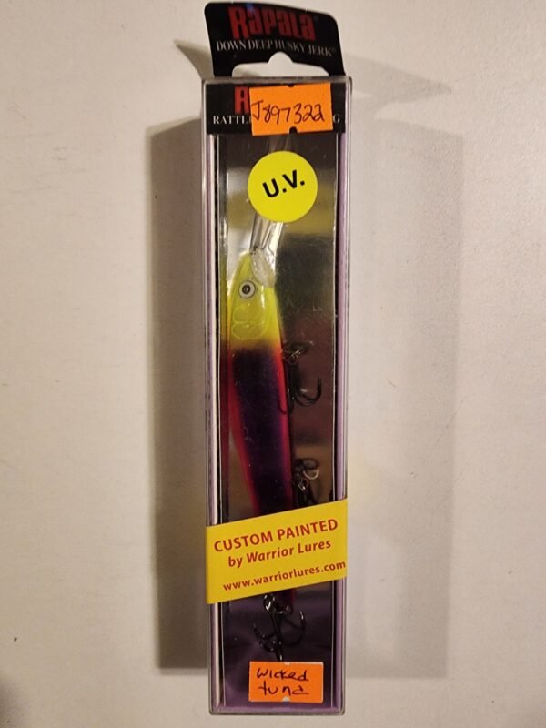 Custom Painted Deep Down Husky Jerks DHJ-12: Warrior: Wicked Tuna