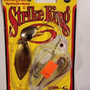 Strike King Bleeding Spinner bait 3/8oz- White/Chart