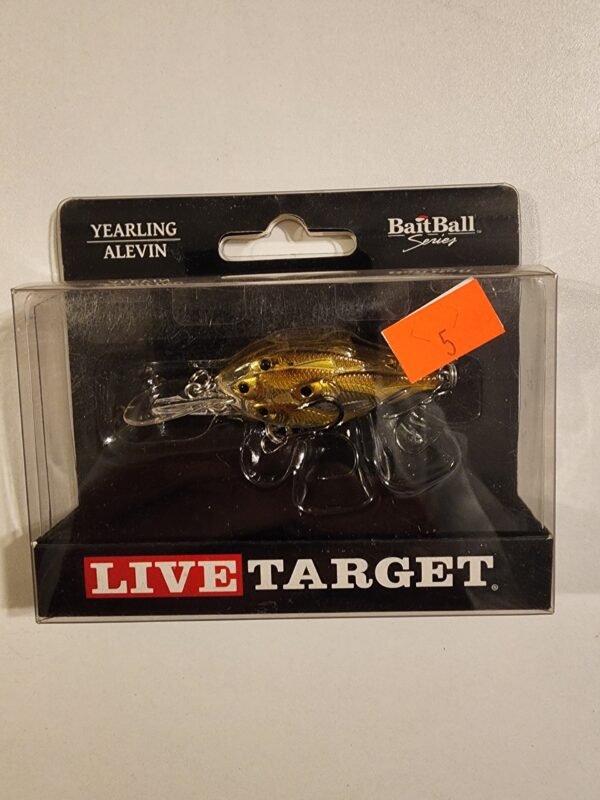 Live Target Baitball Series Yearling: 1 3/4" 1/4oz 4-5'- Pearl Olive