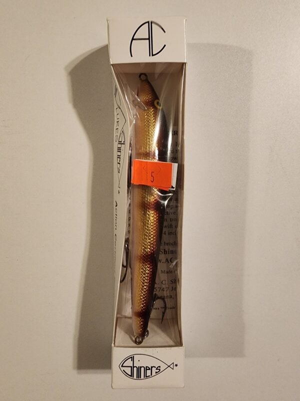 AC Shinner 5 1/2" No.550- White Belly Perch (Brown/Gold/white)