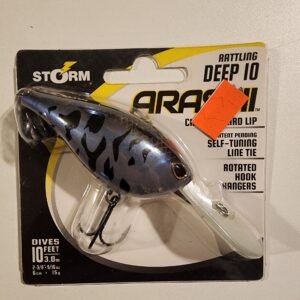 Storm Rattling Deep 10 Arashi Crankbait: 2 3/8" 9/16oz 10ft - Crappie (Blue/Blk)