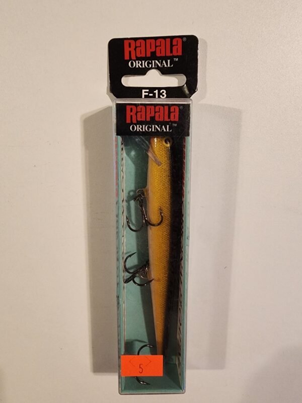 Rapala Original Floating F-13 5 1/4" 1/4oz 4-6FT: Black/Gold