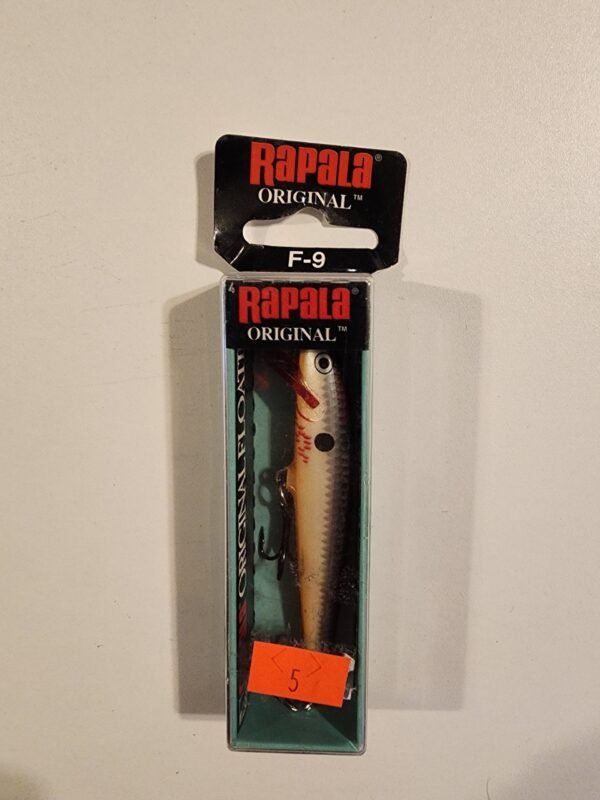 Rapala Original Floating F-9 3 1/2" 3/16oz 3-5FT: Bleeding Original Shad Orange belly