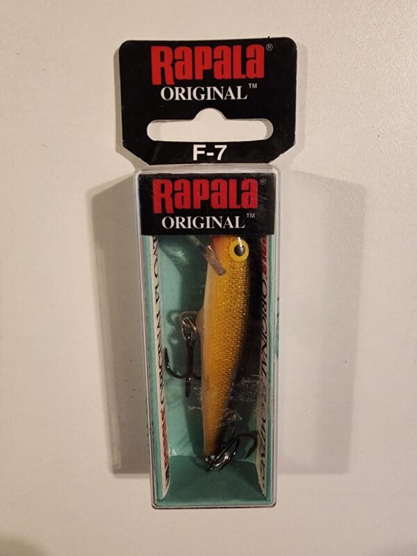 Rapala Original Floating F-7 2 3/4" 1/8oz 3-5FT- Black/Gold