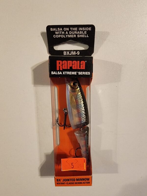 Rapala Balsa Xtreme Series BX Jointed Minnow BXJM-9 3 1/2" 5/16oz 6-8FT: Rainbow Trout