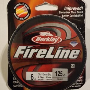 Berkley Fireline 6lbs 125yds Black Braid