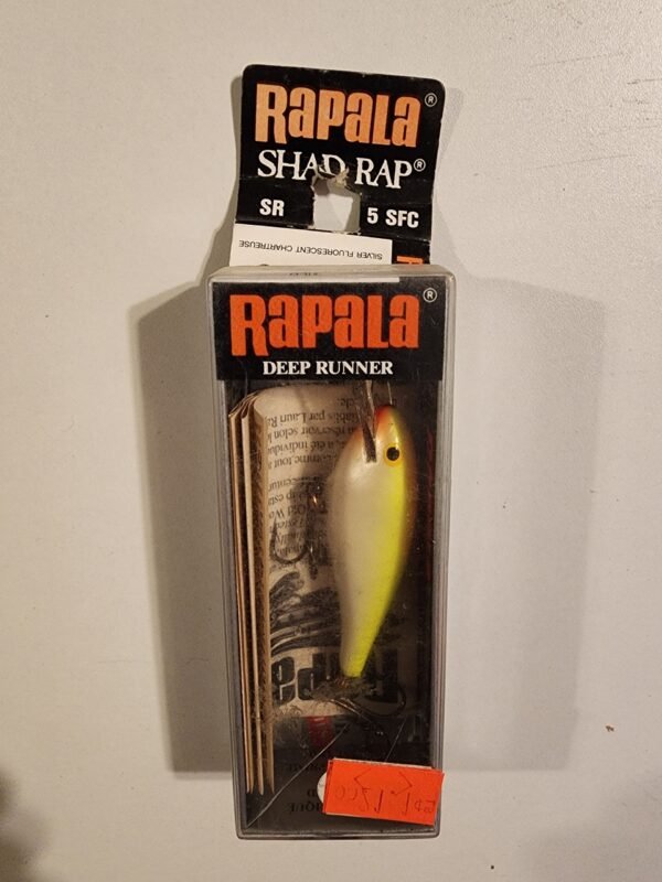 Rapala Shad Rap Deep Runner SR-5 2" 3/16oz 4-9ft: Chart/Silver
