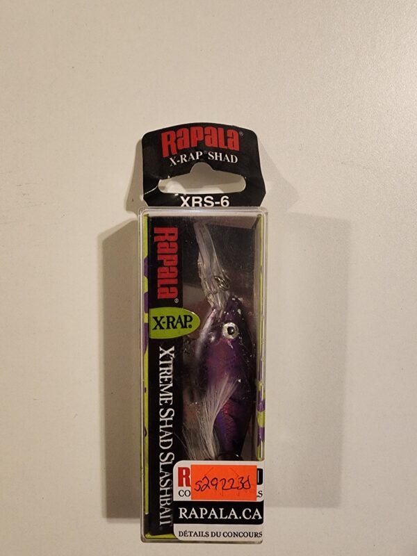 Rapala X-Rap Shad Xtreme Shad Slashbait XRS-6 2 1/2" 5/16oz 6-11ft: Purple/Perch
