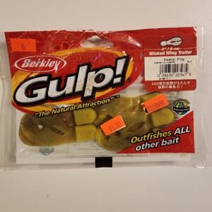 Berkley Gulp Wicked Wing Trailer 3": Swamp frog