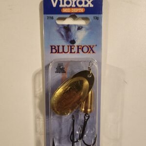 Blue Fox Vibrax Mid Depth 7/16oz: BF5 Gold
