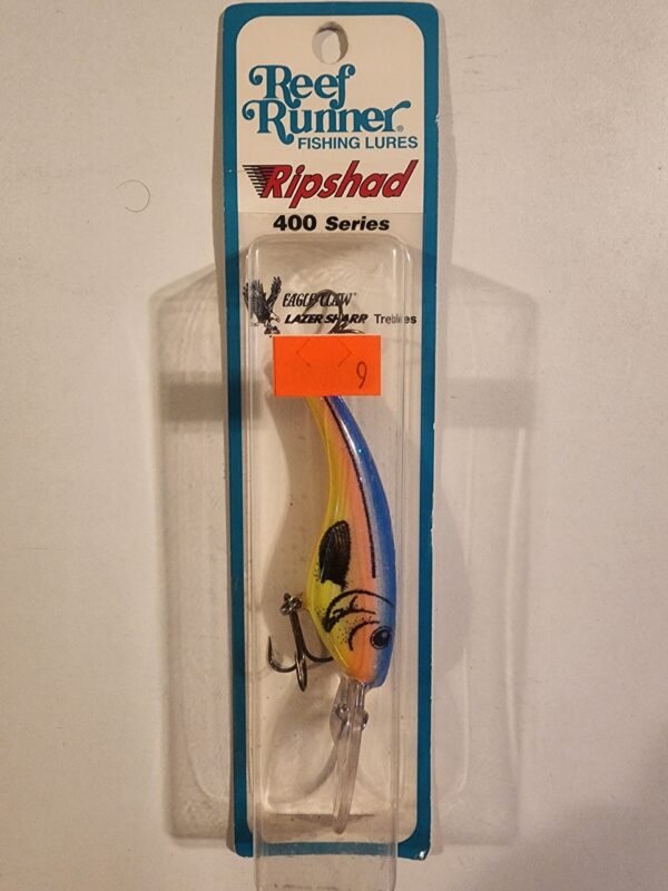 Reef Runner Fishing Lures Ripshad 400 Series 12'-20'ft: Bubblegum (blue/pink/chart/orange)