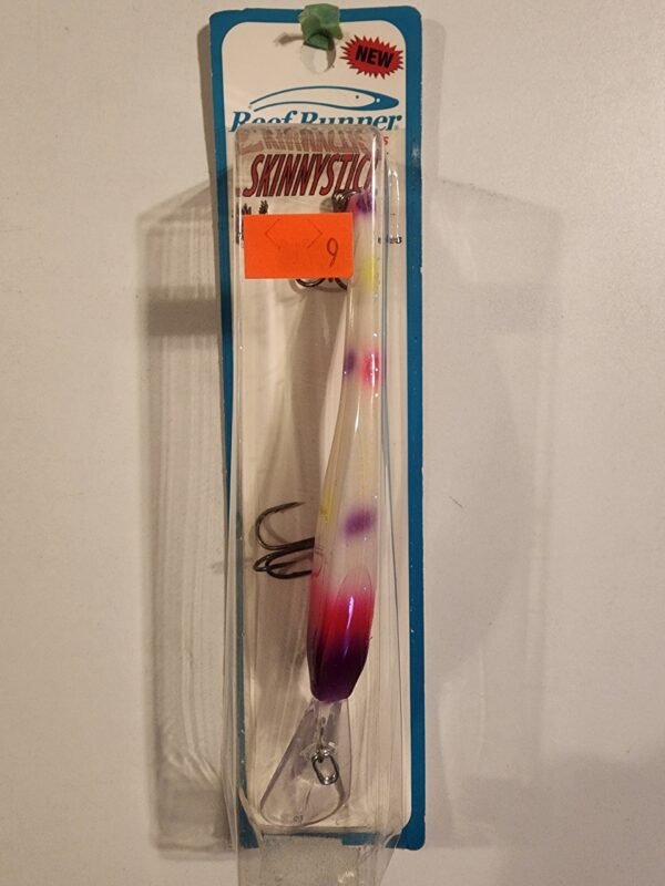 Reef Runner Fishing Lures Skinnystick 21'- 24ft: Barbie (White/pink/purple)