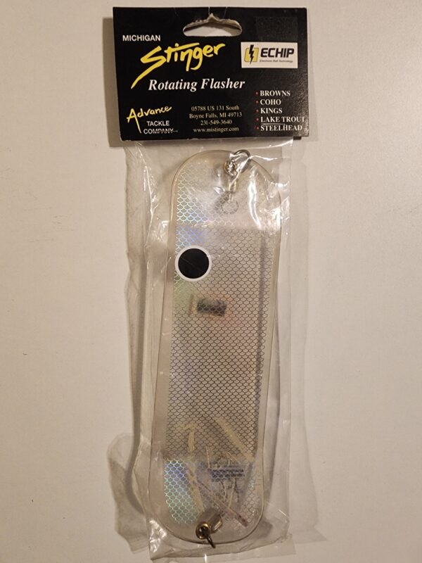 Michigan Stinger Rotating Flasher ECHIP PC800 8"- Bare Naked (clear)