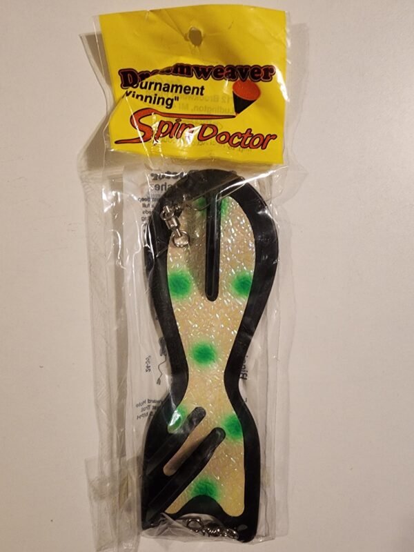 Dreamweaver "Tournament Winning" Spin Doctor 8": Black/ Green Dots 70040