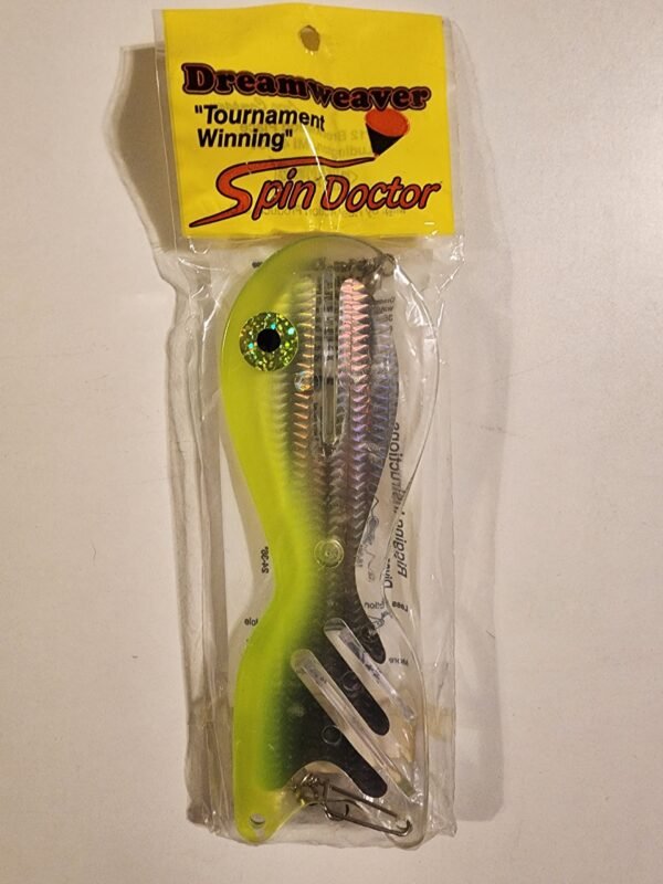 Dreamweaver "Tournament Winning" Spin Doctor 8": UV Yellow Haze 70118 (clear/Chart)