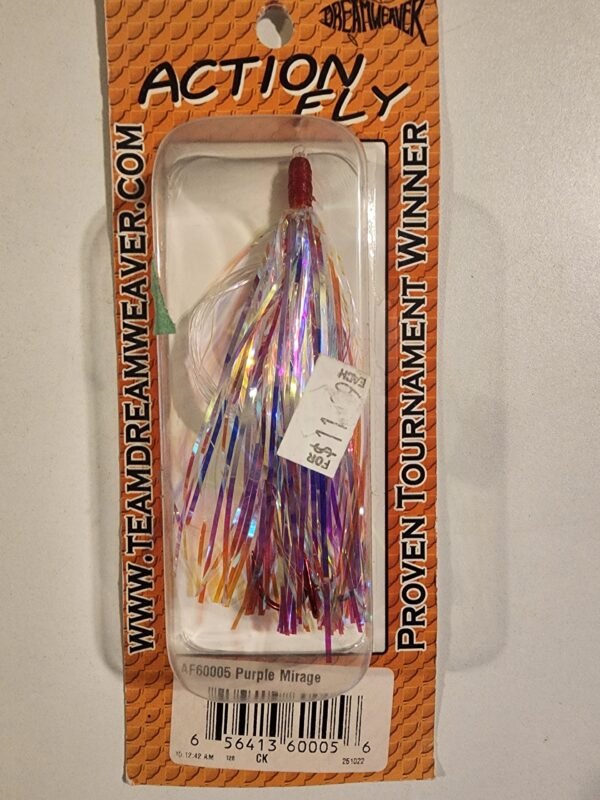 Dreamweaver Action Fly: Purple Mirage AF60005