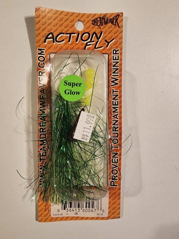 Dreamweaver Action Fly: Glow in the Dark Mountain Dew AF60047