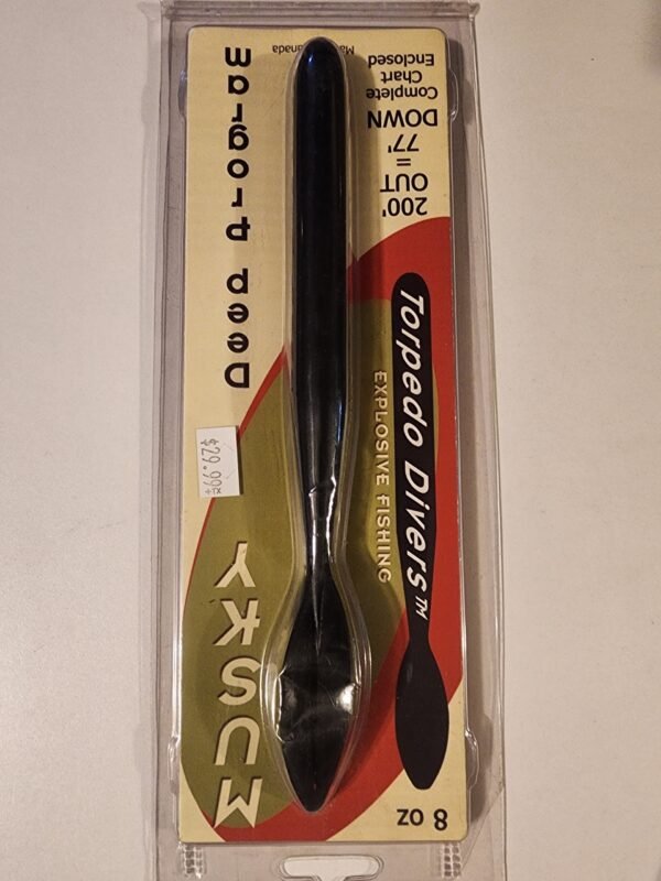 Musky: Torpedo Diver Deep Program: 8oz Black