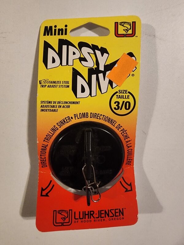 Luhr-Jensen Mini Dipsy Diver 46g Size 3/0: Black