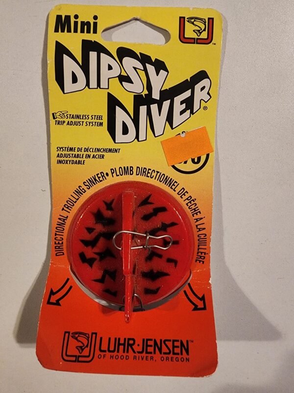 Luhr-Jensen Mini Dipsy Diver 46g Size 3/0: Red Tiger