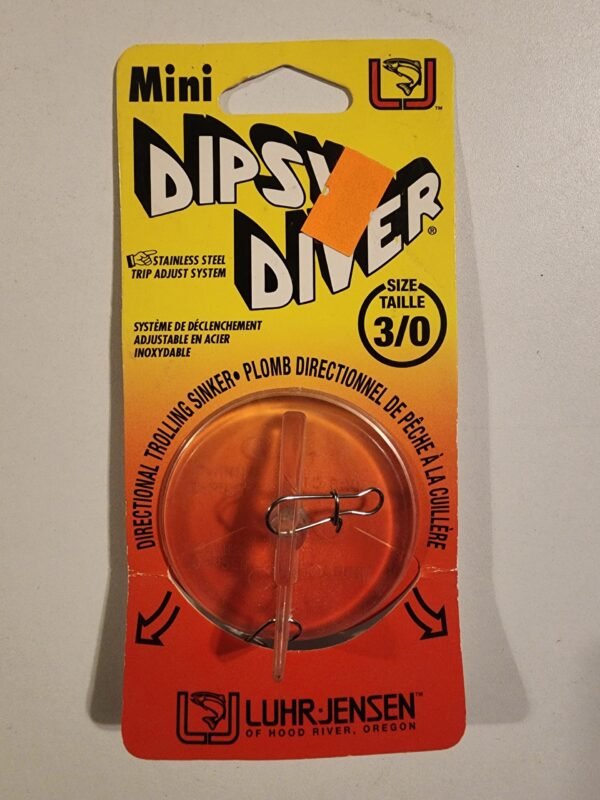 Luhr-Jensen Mini Dipsy Diver 46g Size 3/0: Clear