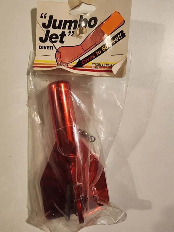 Luhr-Jensen "Jumbo Jet" Diver Dives to 50ft: Red Chrome