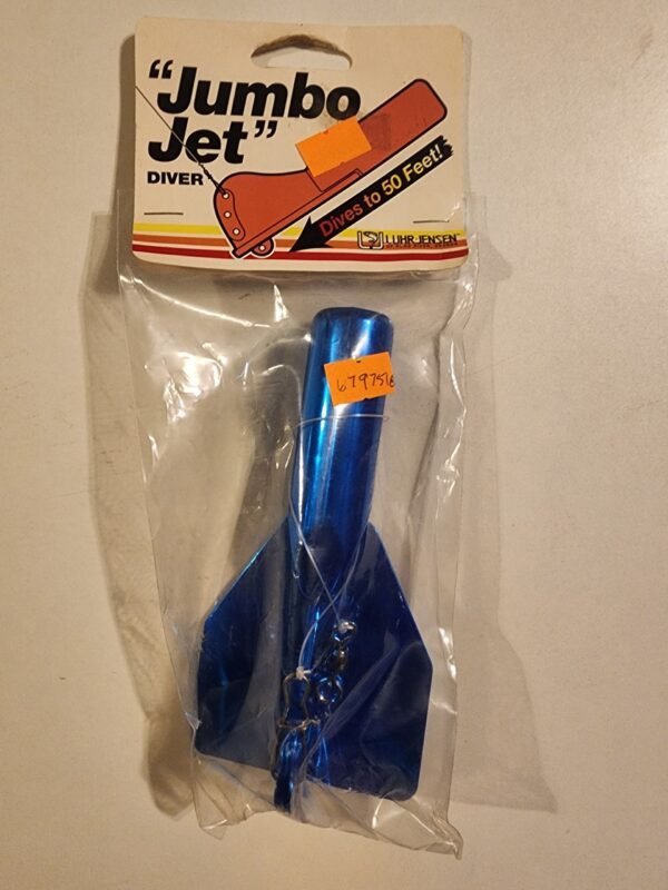 Luhr-Jensen "Jumbo Jet" Diver Dives to 50ft: Blue Chrome