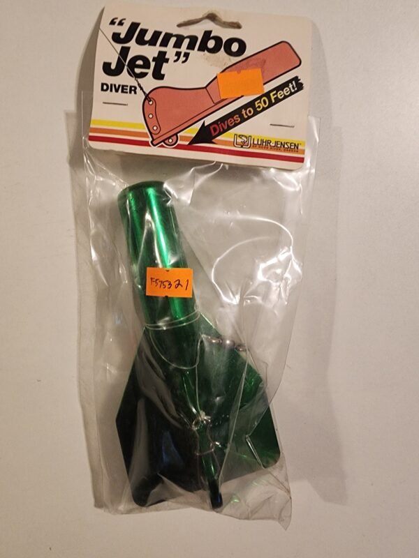Luhr-Jensen "Jumbo Jet" Diver Dives to 50ft: Green Chrome
