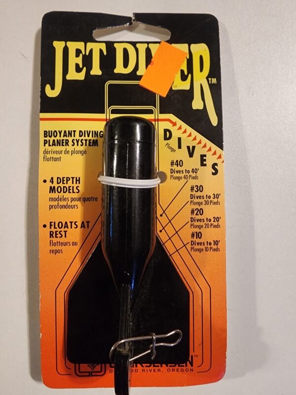 Luhr-Jensen Jet Diver #20 Dives 20ft: Black