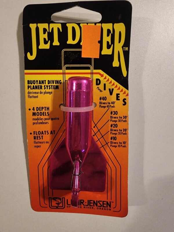 Luhr-Jensen Jet Diver #10 Dives 10ft: Pink Chrome