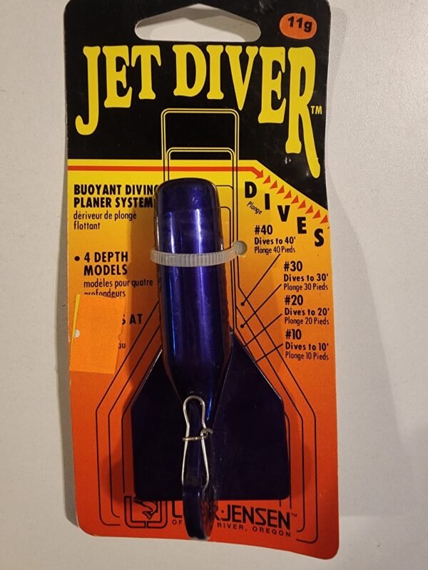 Luhr-Jensen Jet Diver #10 Dives 10ft: Purple Chrome