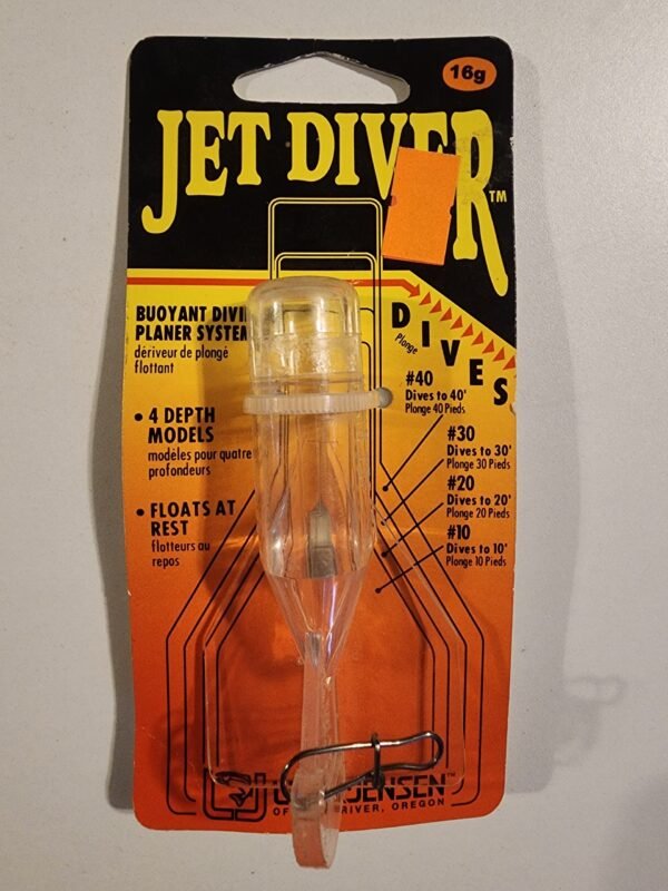 Luhr-Jensen Jet Diver #20 Dives 20ft: Clear