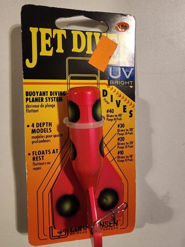 Luhr-Jensen Jet Diver #20 Dives 20ft: Pink/Chart UV