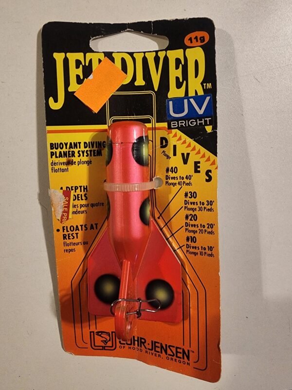 Luhr-Jensen Jet Diver #10 Dives 10ft: Pink/Chart UV